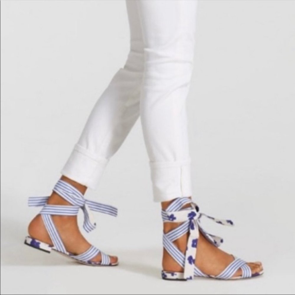 CAbi Watercolor Tied Up Sandal #6013